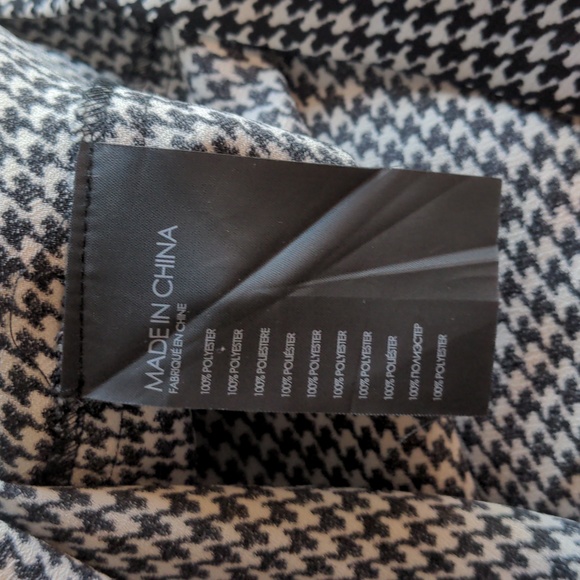 Club Monaco Vanellie houndstooth cocoon dress - Picture 6 of 8